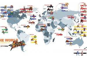 Street Fighter, Map