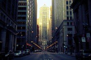 urban, Architecture, Building, Road, Chicago
