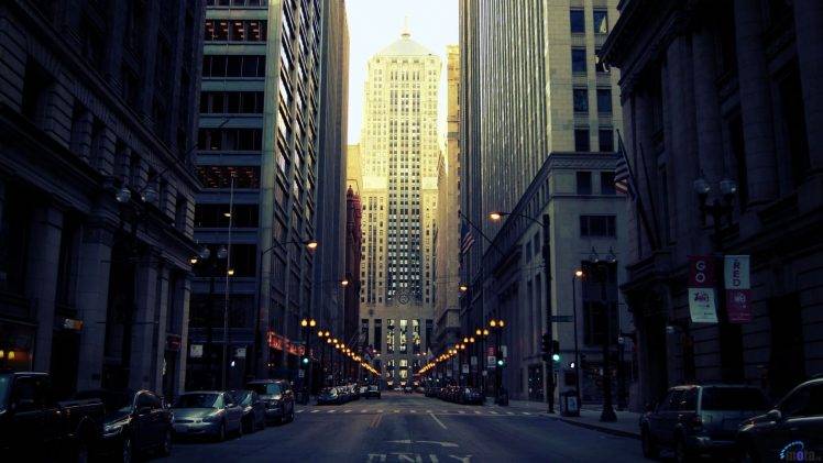 urban, Architecture, Building, Road, Chicago HD Wallpaper Desktop Background