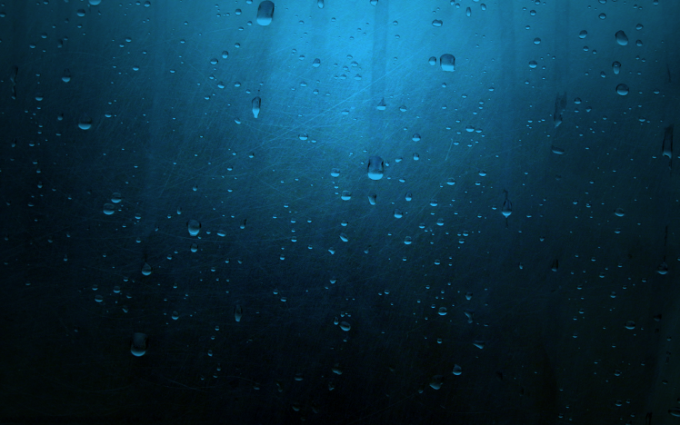 rain, Blue, Water On Glass HD Wallpaper Desktop Background