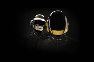 Daft Punk, Music, Black Background, Dark