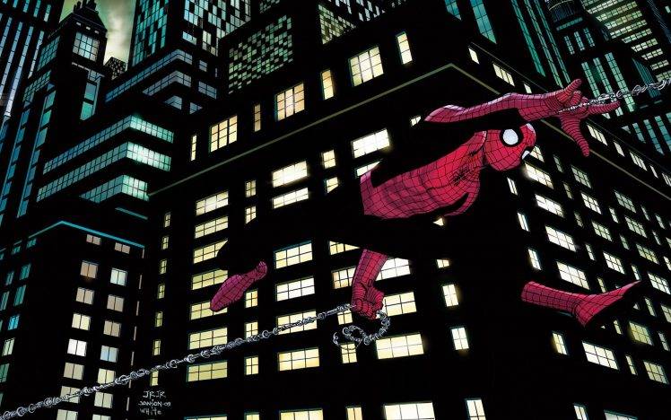 Spider Man, Amazing Spider Man, Superhero, Skyscraper, New York City, Peter Parker HD Wallpaper Desktop Background