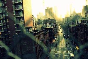 road, Urban, Fence, New York City