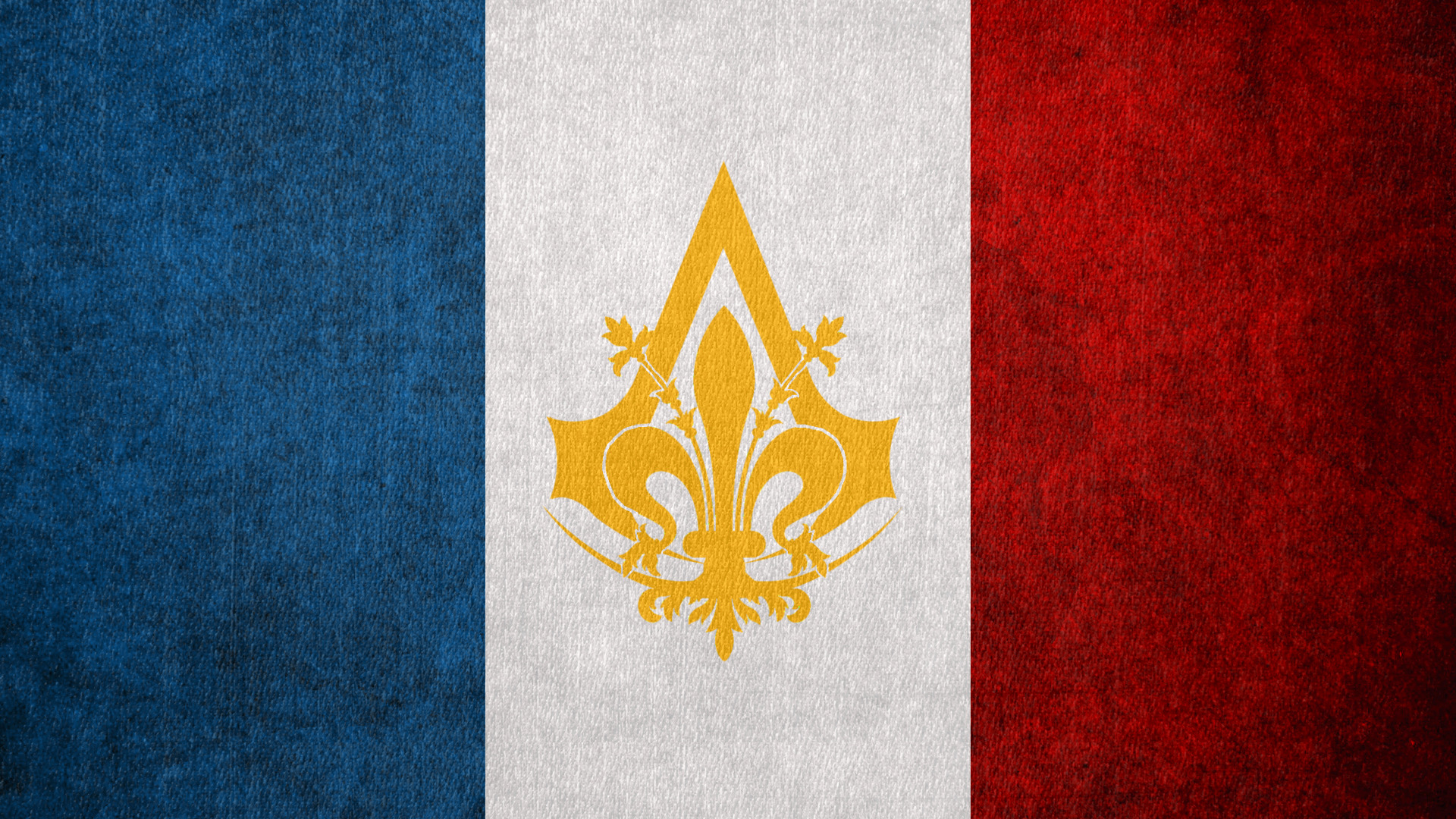 Assassins Creed, France, Flag Wallpaper