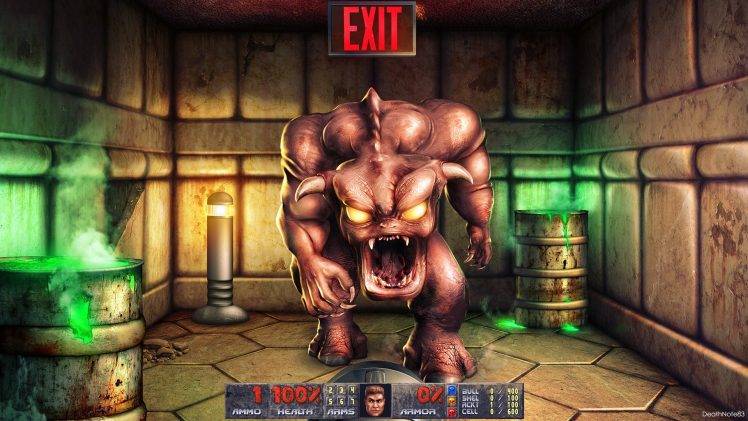 Doom (game), Fan Art HD Wallpaper Desktop Background