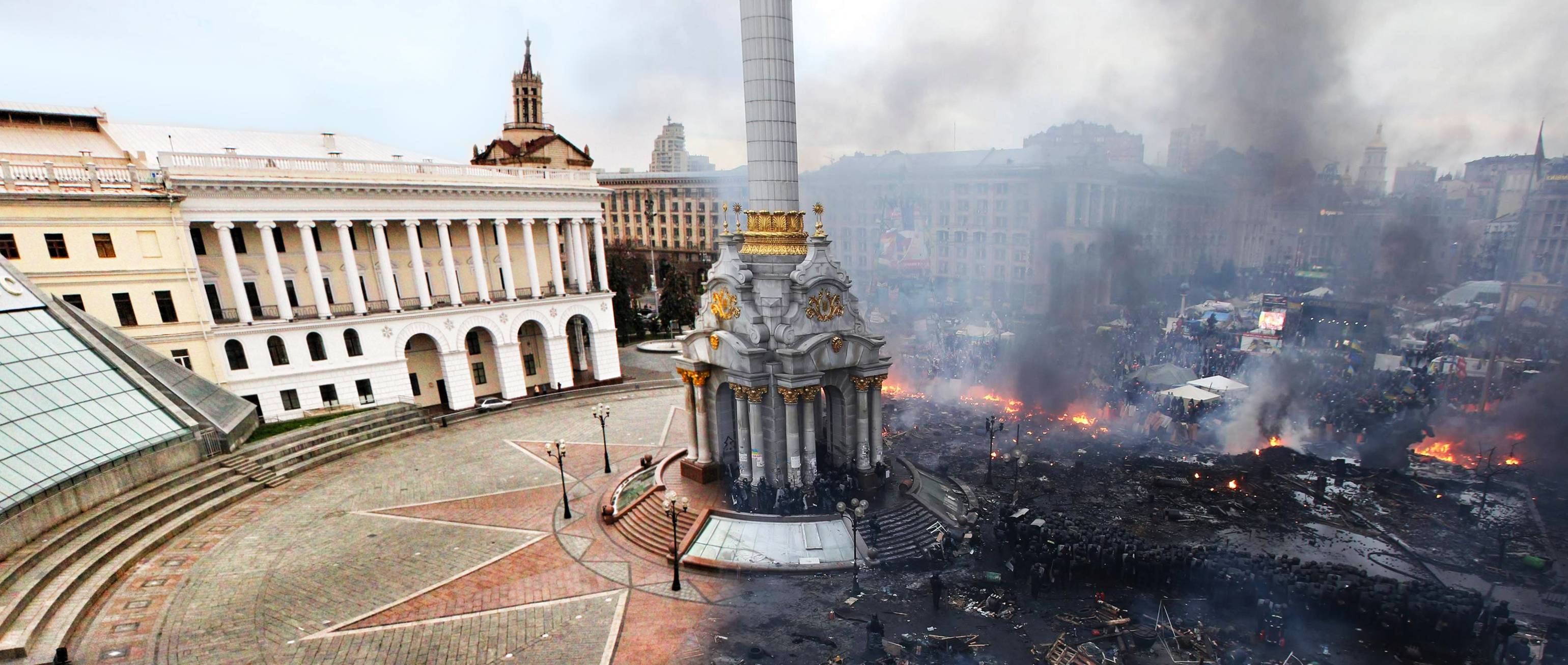 Ukraine, Riots, War, Before And After Wallpaper
