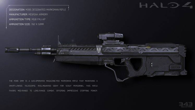 Halo, Gun HD Wallpaper Desktop Background