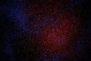 red, Blue, Square, Pixel Art