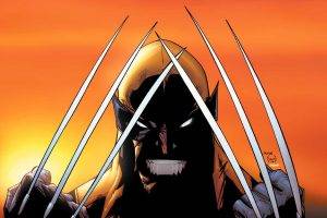Wolverine, Orange, Adamantium, Claws