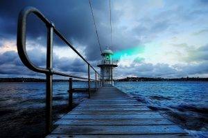 sea, Lighthouse