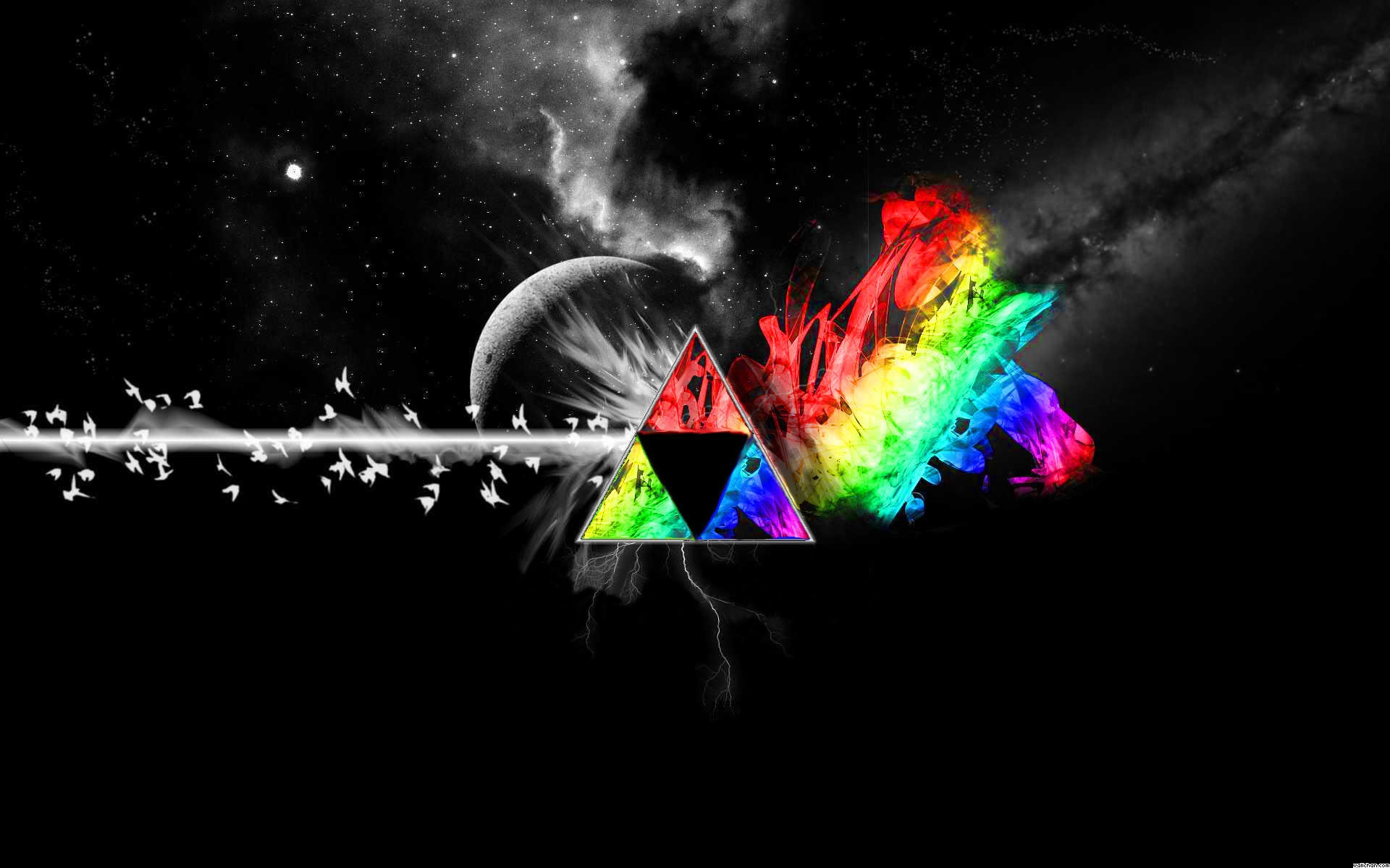 colorful, Triforce, Triangle Wallpaper