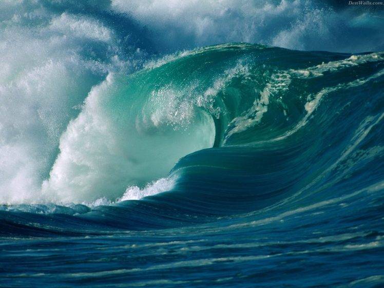 waves, Waveforms, Sea HD Wallpaper Desktop Background