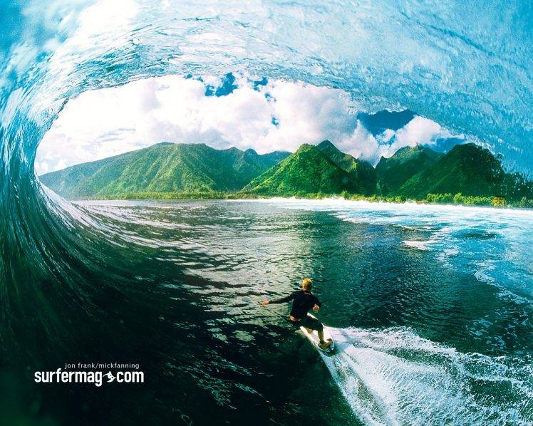 sea, Waves, Surfers HD Wallpaper Desktop Background