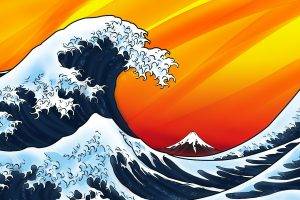 waves, The Great Wave Off Kanagawa