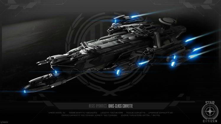 Robert Space Industries, Corvette, Idris, Spaceship, Star Citizen, Aegis Dynamics HD Wallpaper Desktop Background