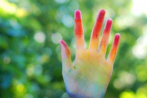 colorful, Hand