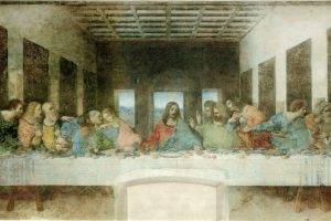 Leonardo Da Vinci, The Last Supper, Painting, Jesus Christ, Classic Art