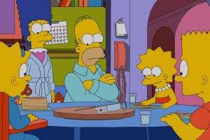 The Simpsons, Lisa Simpson, Bart Simpson, Maggie Simpson, Marge Simpson, Homer Simpson