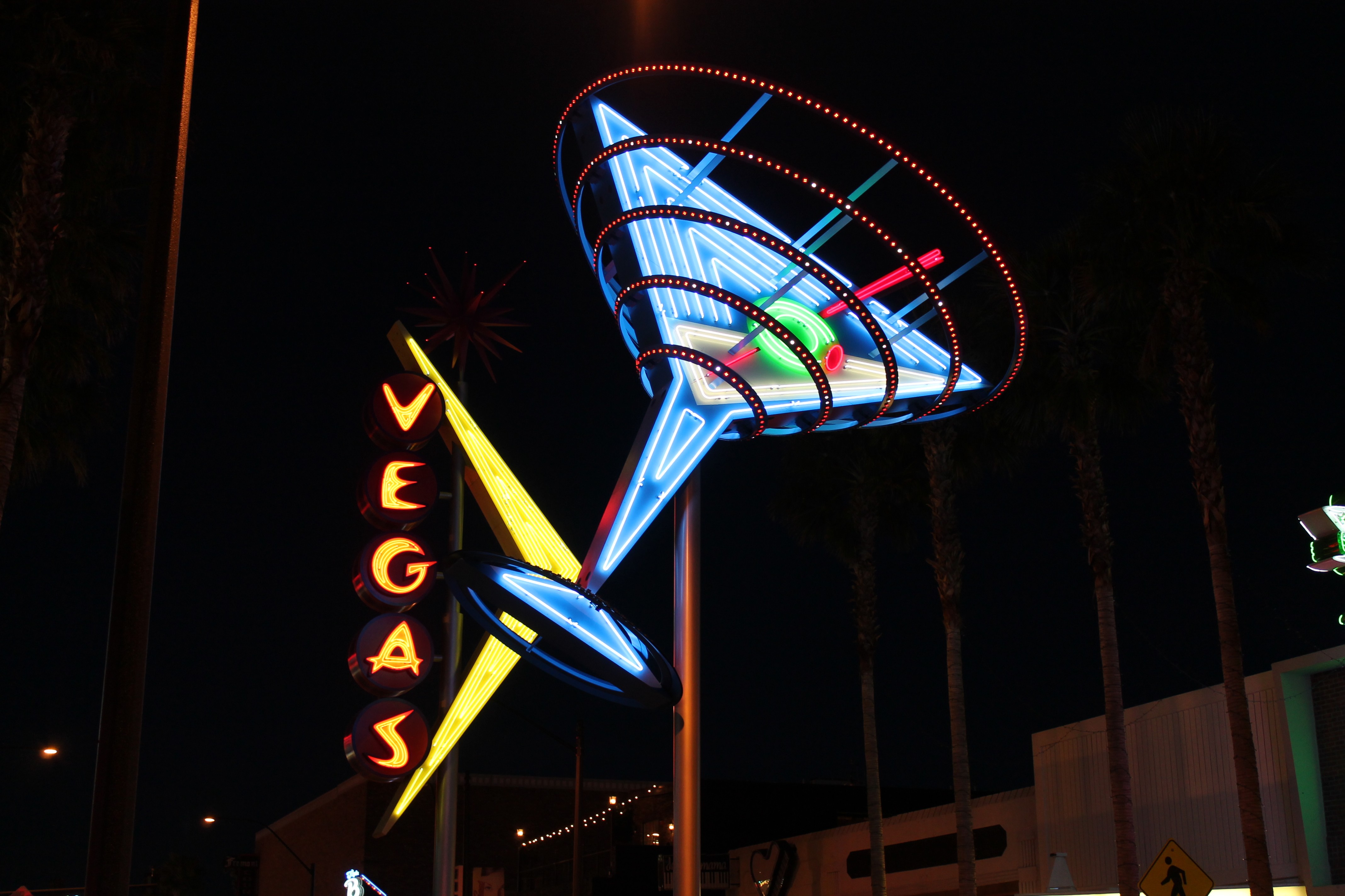 Las Vegas, Neon, Signs, Night Wallpaper