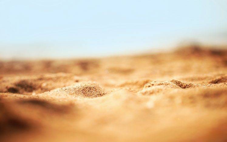 depth Of Field, Sand HD Wallpaper Desktop Background