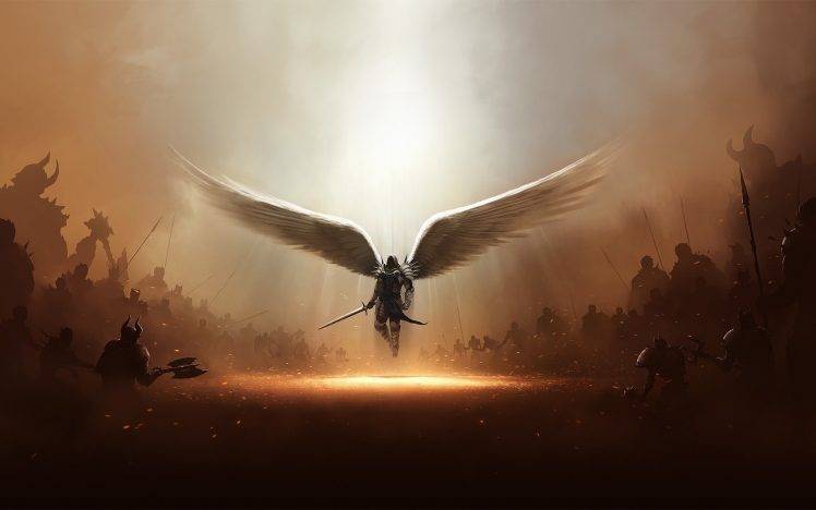 artwork, Wings, Angel, Undead HD Wallpaper Desktop Background