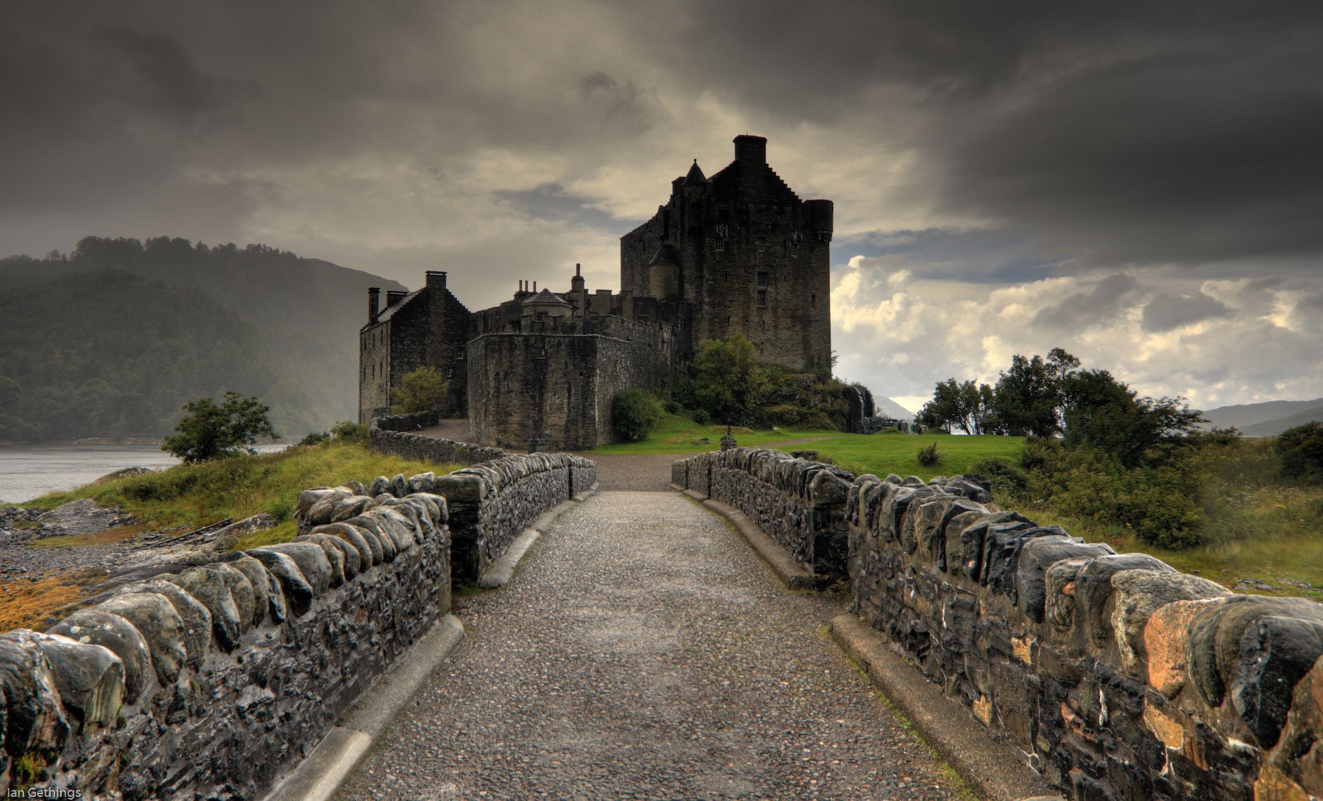 architecture, Medieval, Scotland, UK, Overcast, Stone Wallpaper