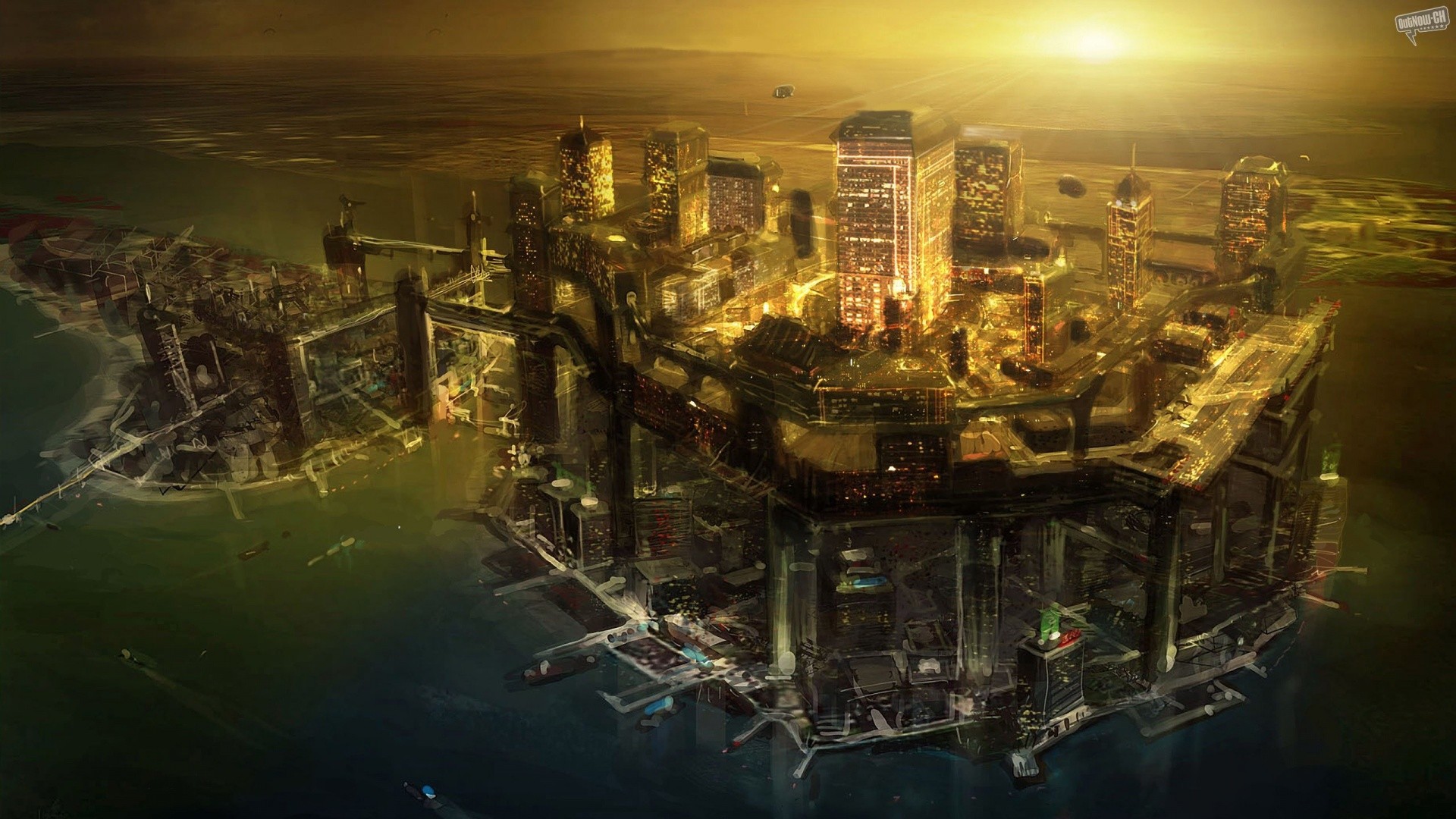 Deus Ex: Human Revolution, Concept Art Wallpaper