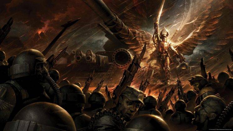 Warhammer 40, 000, Imperial Guard, Wings HD Wallpaper Desktop Background