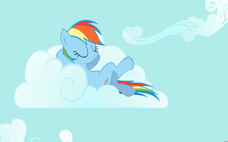 My Little Pony, Rainbow Dash, Ponytail HD Wallpaper Desktop Background