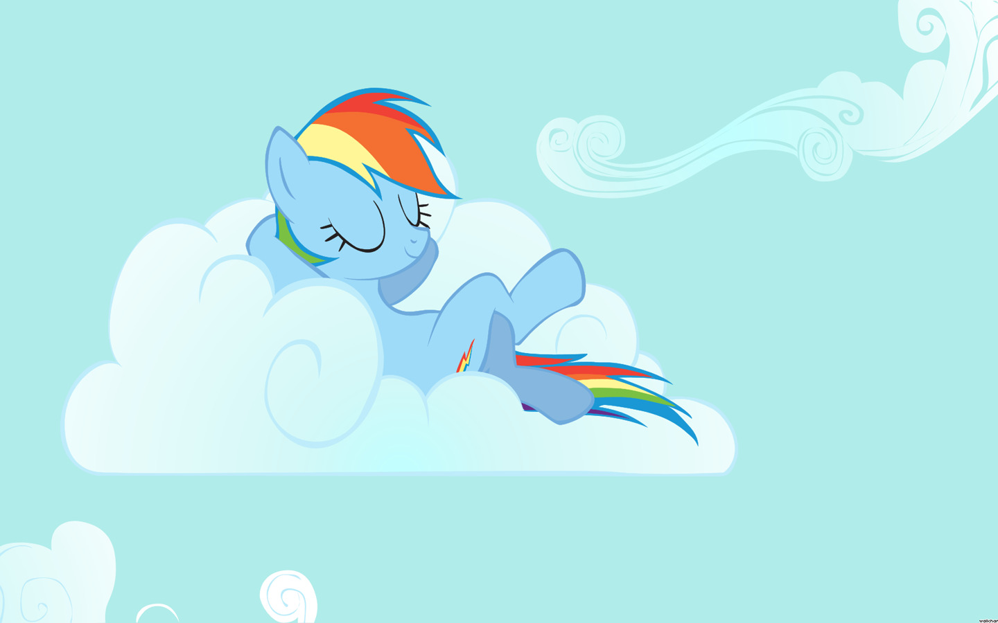 My Little Pony, Rainbow Dash, Ponytail Wallpaper