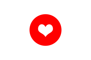Japan, Flag, Hearts, Colorful