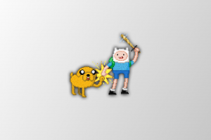 Adventure Time, Pixel Art, Trixel