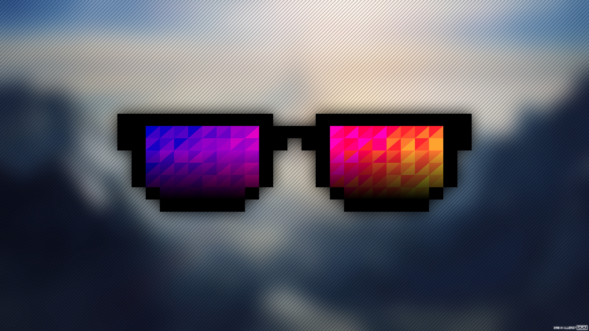 Пиксельные очки