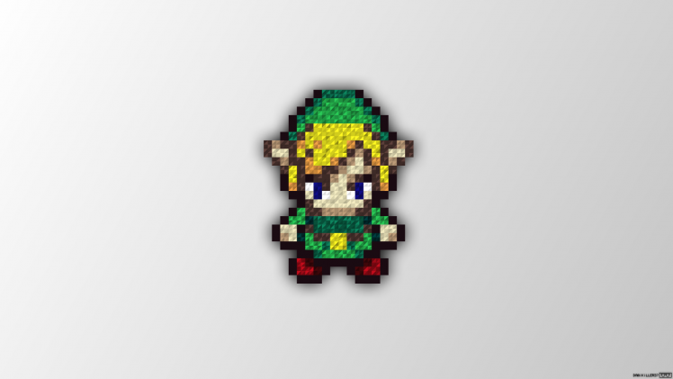 Link, The Legend Of Zelda, Trixel, Pixel Art HD Wallpaper Desktop Background