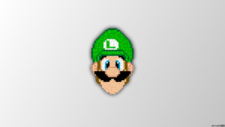 pixel Art, Super Mario, Luigi, Trixel HD Wallpaper Desktop Background