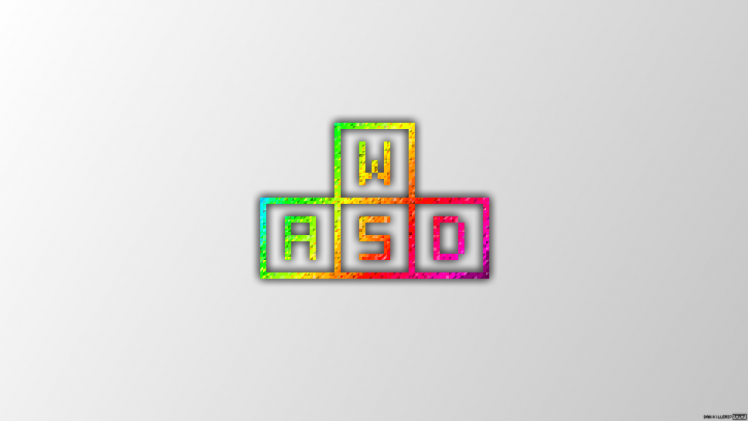 WASD, Pixel Art, Trixel, Minimalism HD Wallpaper Desktop Background