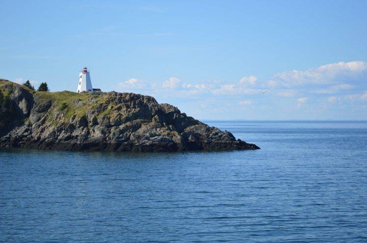 water, Coast, Canada, Lighthouse HD Wallpaper Desktop Background