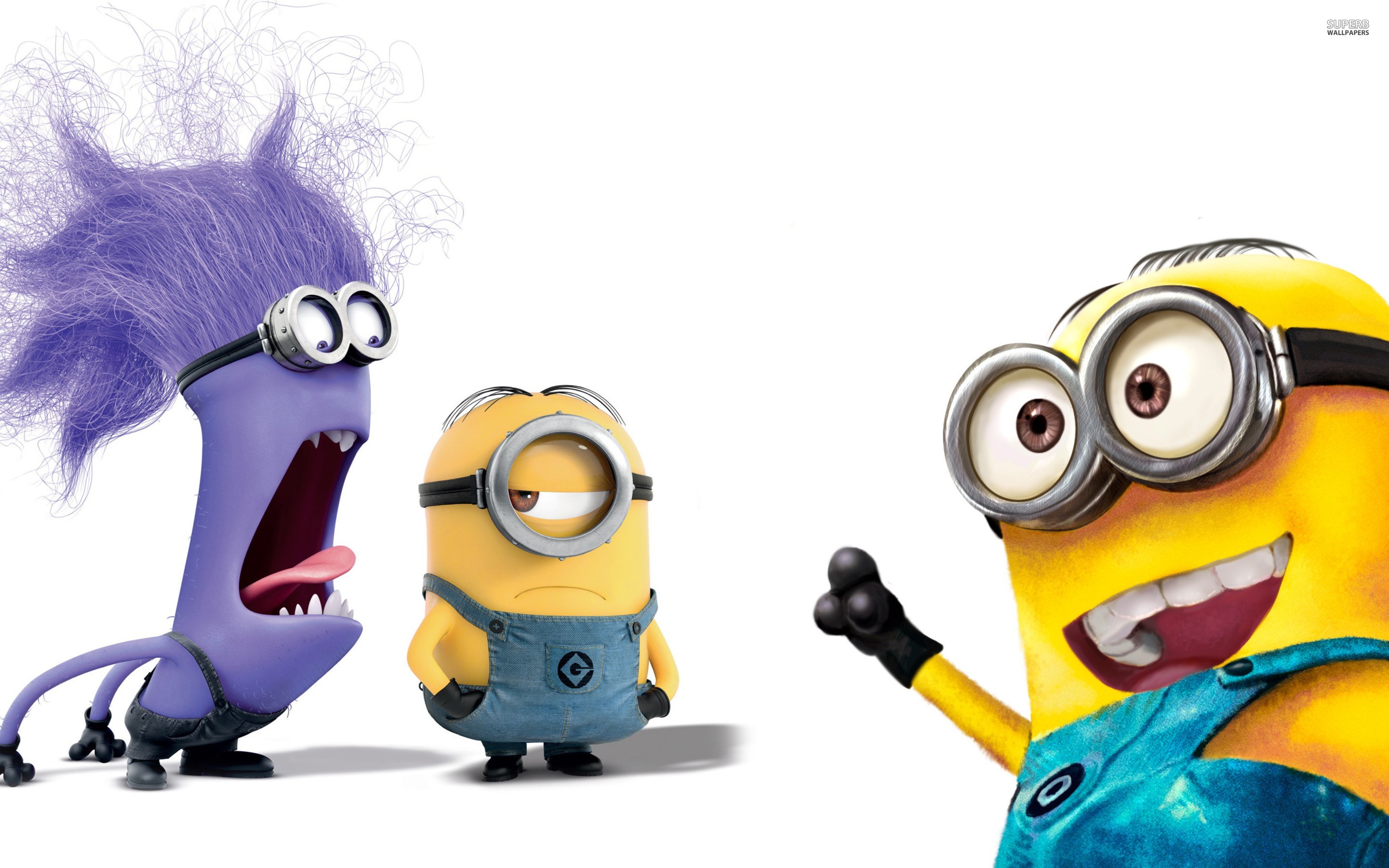 minions, Simple Background Wallpaper