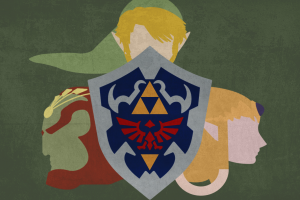 Triforce, The Legend Of Zelda, Ganondorf, Link, Princess Zelda, Vectors