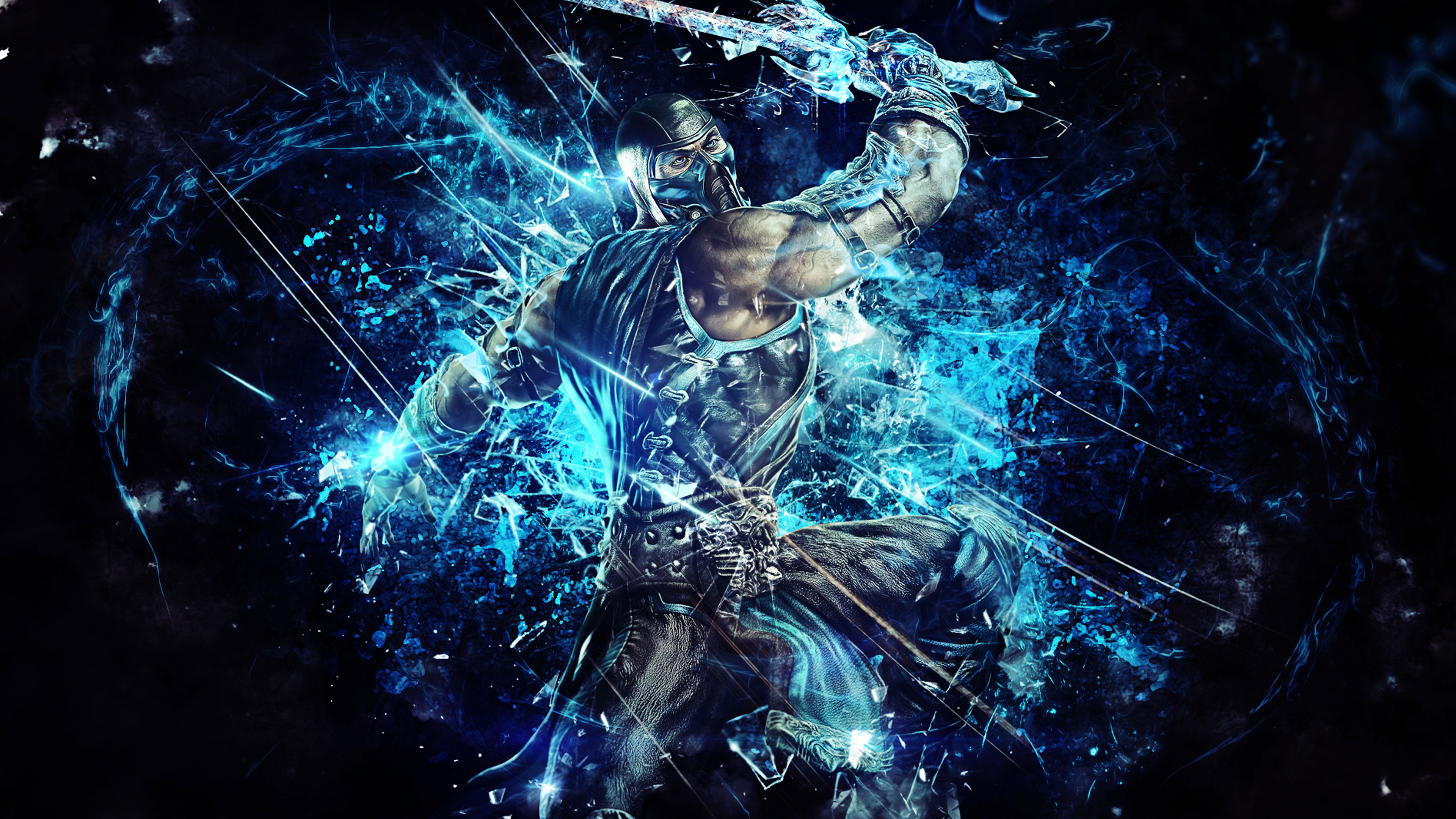 Sub Zero Mortal Kombat Video Game Art Wallpaper Hd Games 4k Wallpapers ...