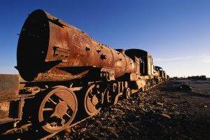 train, Rust, Steam Locomotive, Abandoned