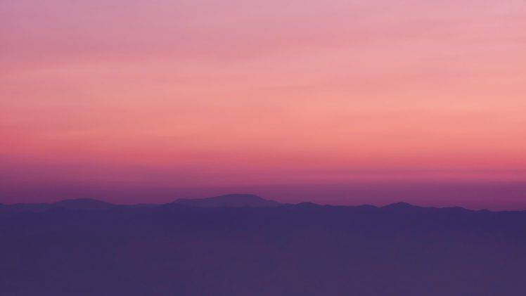 sunset, Mountain, Peaceful, Evening HD Wallpaper Desktop Background