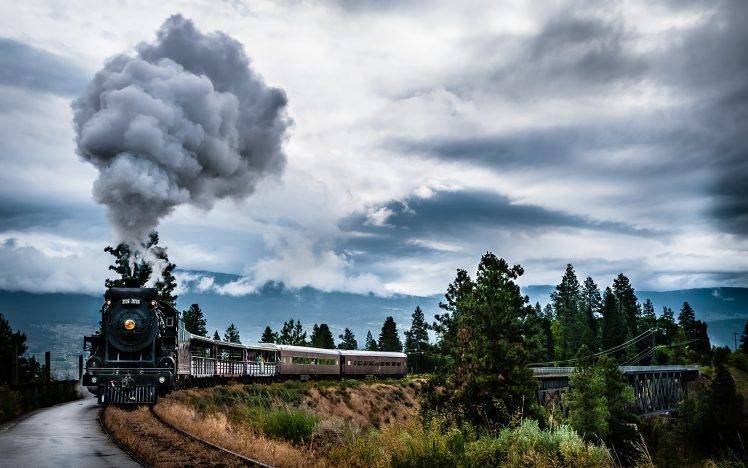 steam Locomotive, Train HD Wallpaper Desktop Background