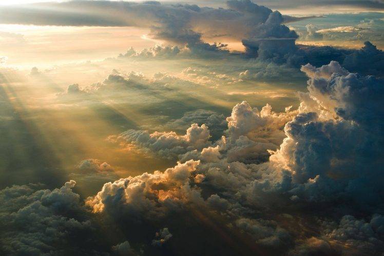 clouds, Sun HD Wallpaper Desktop Background