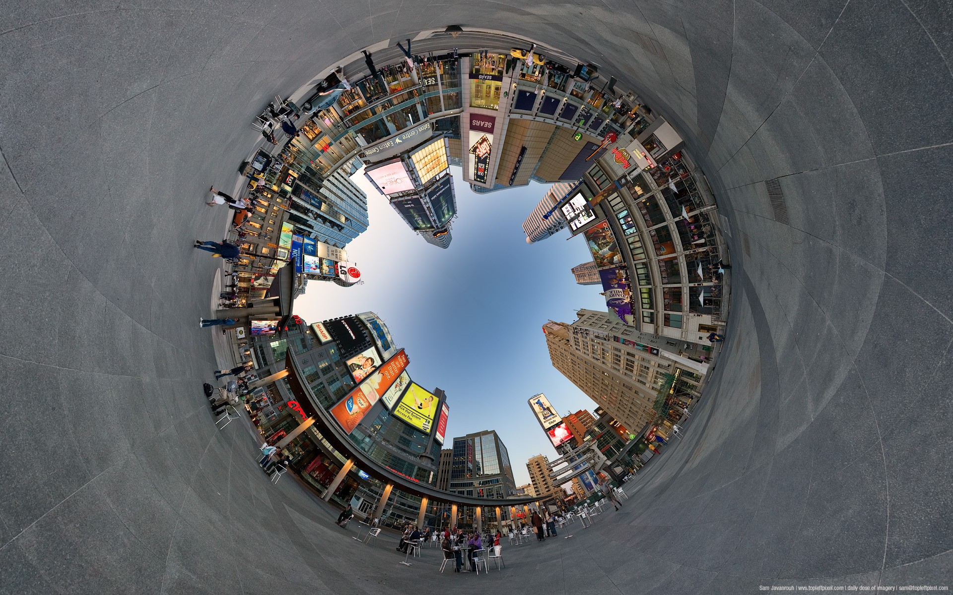 cityscape, City, Panoramic Sphere Wallpaper