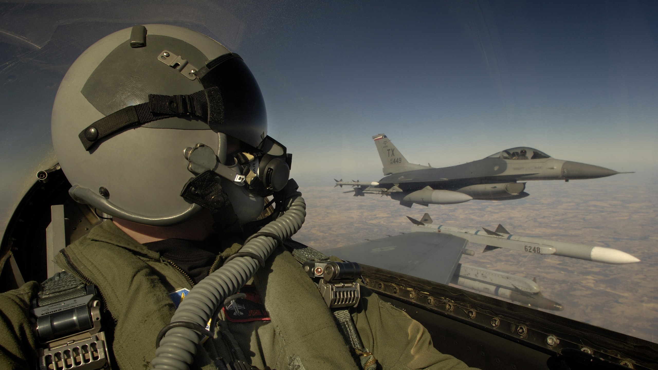 Pilote, Cockpit, US Air Force Wallpaper