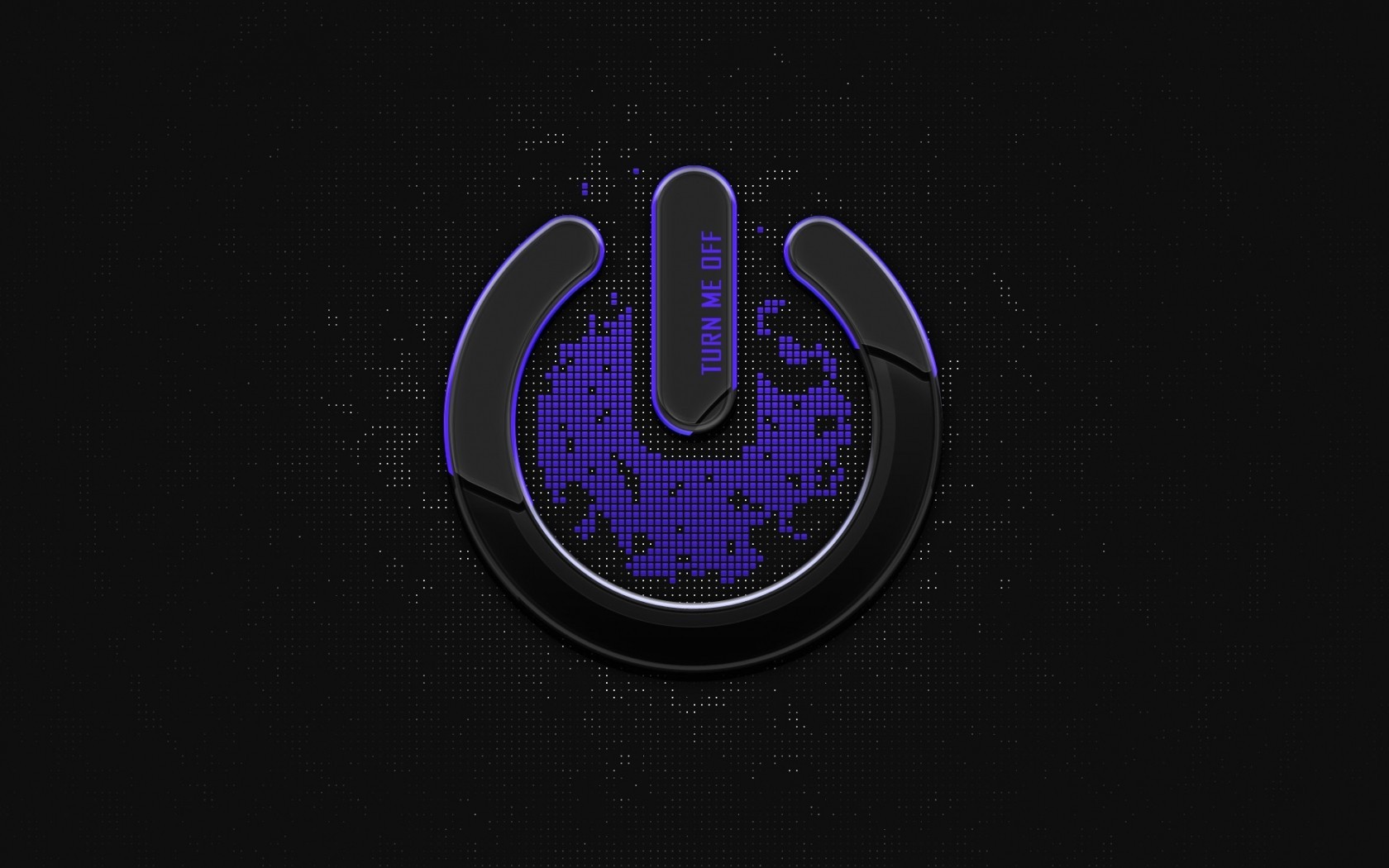 power Buttons, Simple Background Wallpaper