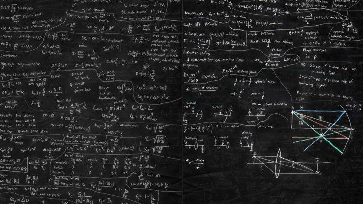 mathematics, Black Board HD Wallpaper Desktop Background