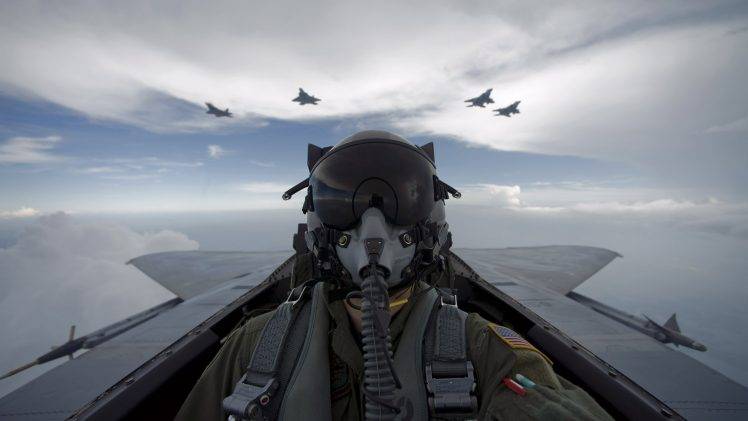 Pilote, Cockpit, F 15 Eagle, US Air Force HD Wallpaper Desktop Background
