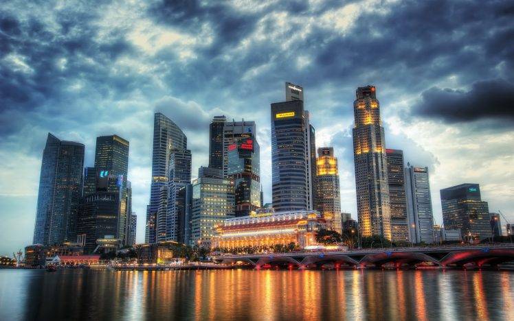 city, Cityscape, Singapore HD Wallpaper Desktop Background